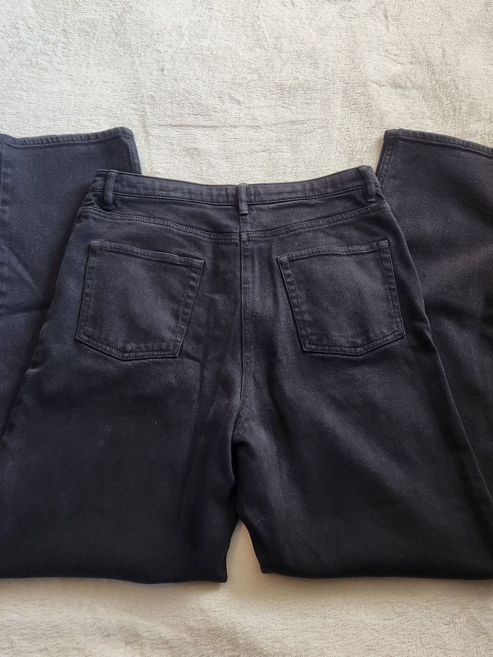 Aritzia Wilfred Free Black Straight Leg Jeans Size 10 - Picture 2 of 7